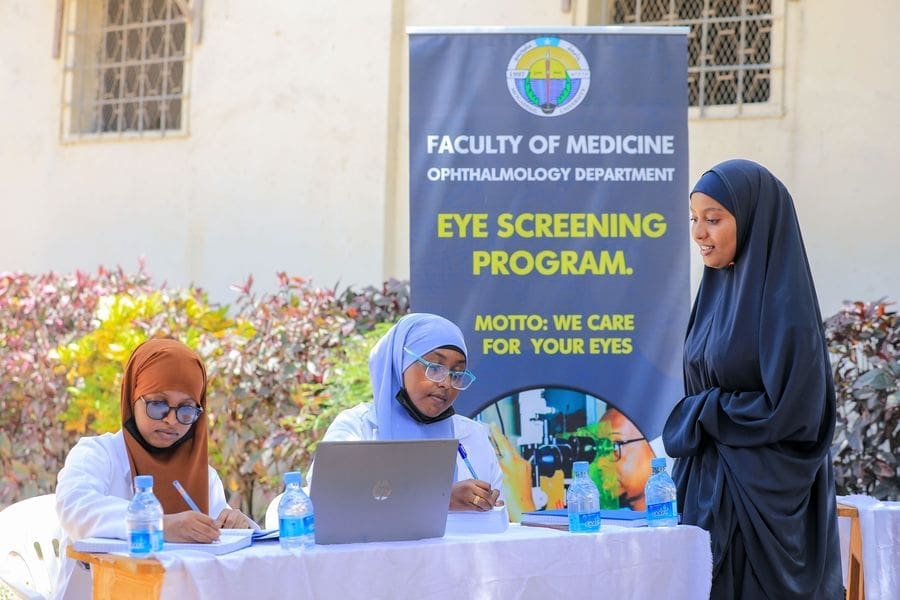 Eye screening campaign for school children